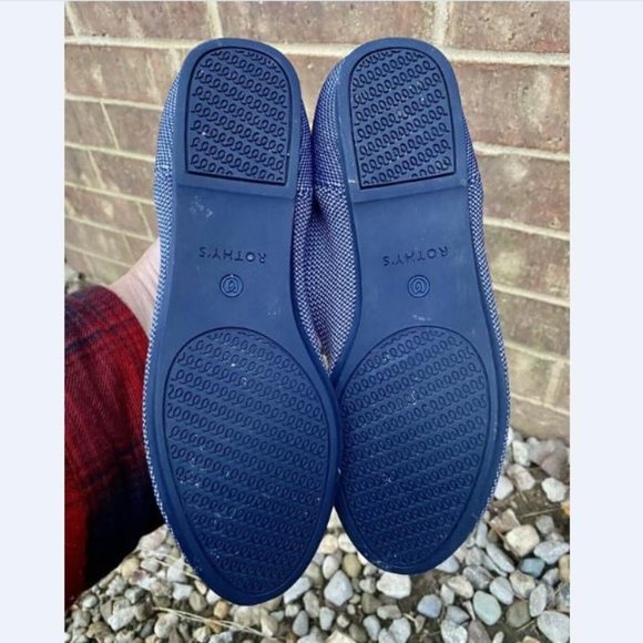 ROTHYS Women’s Retired The Flat Indigo Round Toe Flats Size US 8 - Picture 4 of 7